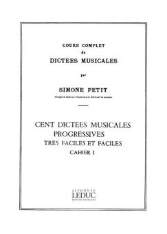 Cours Complet de Dictees Musicales Vol. 1 