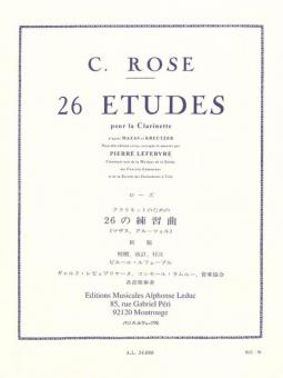 26 Etudes d'après Mazas et Kreutzer 