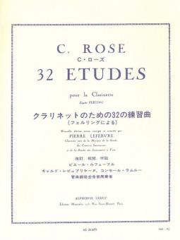 32 études d'après Ferling 