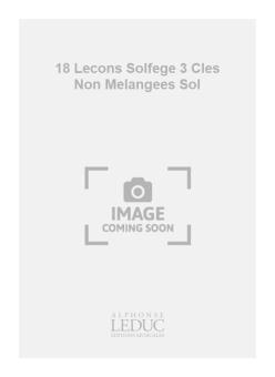 18 Lecons Solfege sans Changement Des Cles 