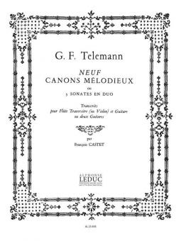 9 Canons Melodieux (Ou 3 Sonates en Duo) 