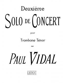 Deuxieme Solo De Concert 