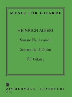 Sonate no. 1 en mi mineur / Sonate no. 2 en ré majeur 