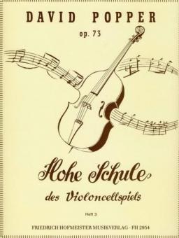 High School of Cello Playing op. 73 Vol. 3 