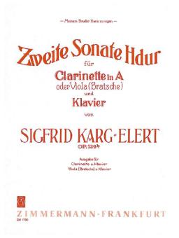 Deuxième sonate en si majeur op. 139b 