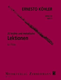 20 leçons faciles et mélodiques op. 93 Vol. 1 Standard