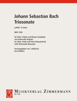 Triosonate en sol majeur BWV 1020 Standard