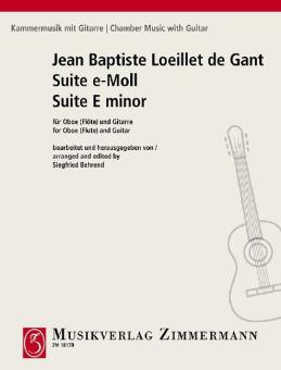 Suite en mi mineur Standard