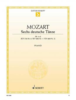 Six German Dances Vol. 2 Standard