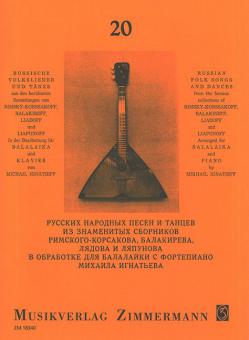 Vingt chansons populaires et danses russes 