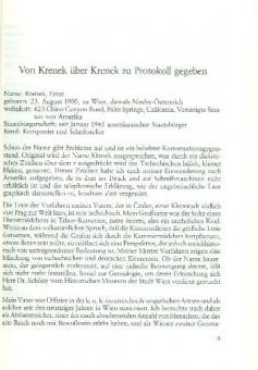 Ernst Krenek 