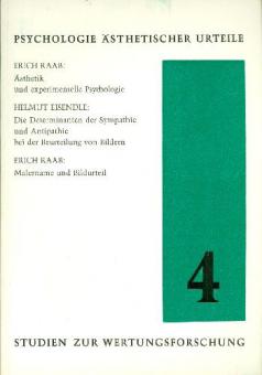 Psychologie ästhetischer Urteile 