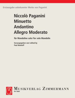 Minuetto, Andantino et Allegro moderato Standard