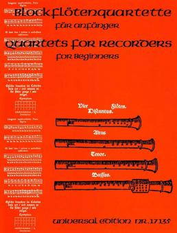 Quartets For Recorders For Beginners 