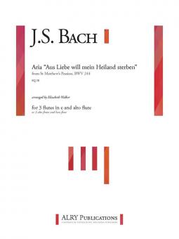 Aus Liebe will mein Heiland sterben 