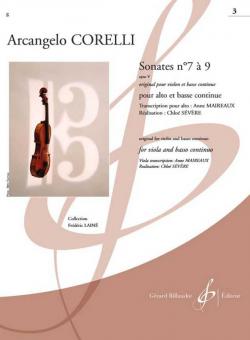 Sonates no. 7 à 9 op. 5 
