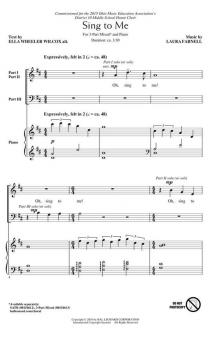 Sing to Me Standard