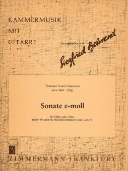 Sonate en mi mineur 
