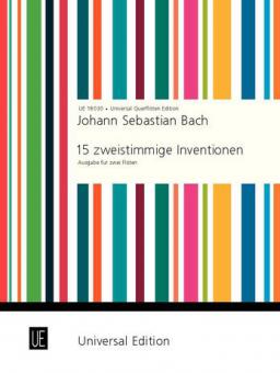 15 Inventions à deux voix BWV 772-786 