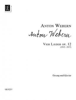 4 Lieder op. 12 