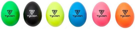 Plastic Egg Shaker - Black 