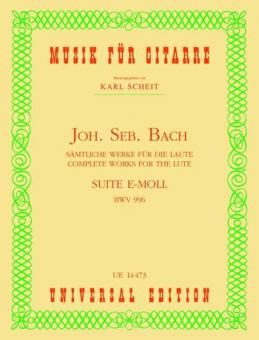 Suite in E Minor BWV 996 