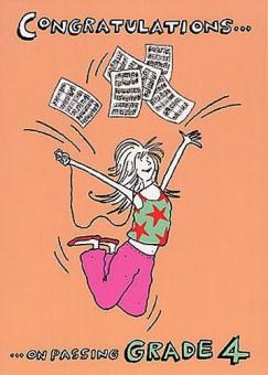 Music Gallery: Congratulations Card-Grade 4 (Girl) 