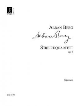Streichquartett op. 3 