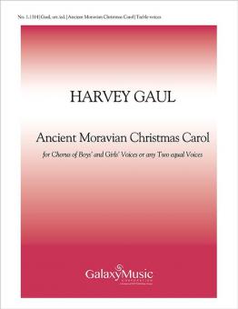 Ancient Moravian Christmas Carol 