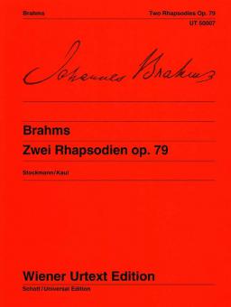 Deux rhapsodies op. 79 