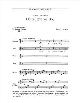 Come, Love We God 
