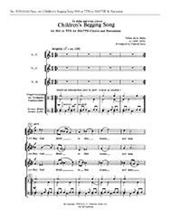 Children's Begging Song 