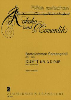 Duetto no. 3 en re majeur Standard