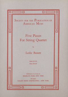 Five Pieces for String Quartet 