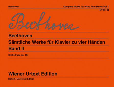Sämtliche Werke für Klavier zu vier Händen (Toutes les œuvres pour piano à quatre mains), volume 2 