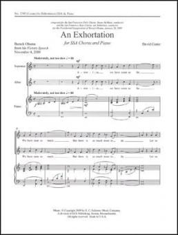 An Exhortation 