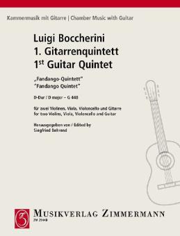 Premier quintette Fandango en ré majeur Standard
