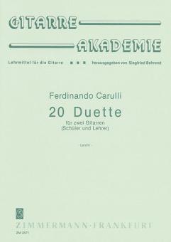 20 duos (élèves et professeurs) 