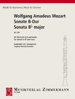 Sonate en bémol majeur KV 378 Standard