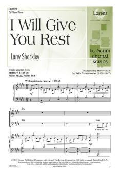 I Will Give You Rest 