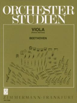 Etudes d'orchestre pour alto 