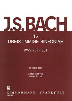 15 symphonies à 3 voix BWV 787-801 