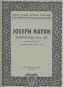 Symphony No.49 La Passione Hob. I:49 for Orchestra 