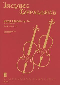 Douze études op. 78 Vol. 2 