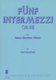 Cinq intermezzi op. 40 