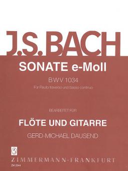 Sonata en mi mineur BWV 1034 Standard