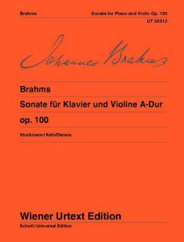 Sonate en la majeur op. 100 