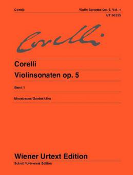 Sonates pour violon op. 5 Band 1 