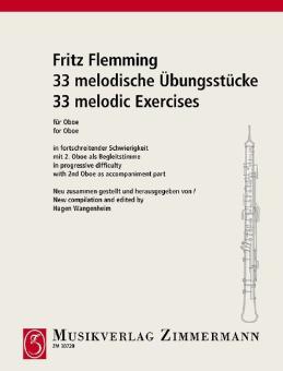 33 études pour hautbois Standard