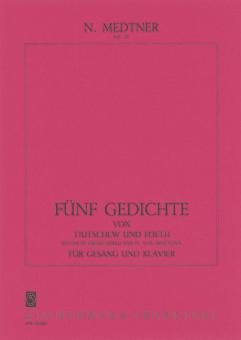 Cinq poésies op. 37 